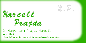 marcell prajda business card
